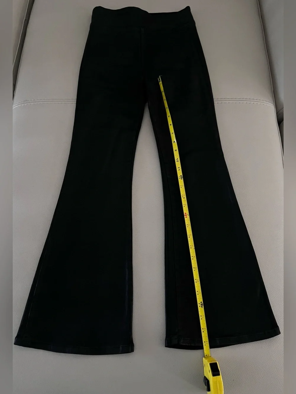 Frame Denim Black Satinflare. pants NEW with Branded Tag.